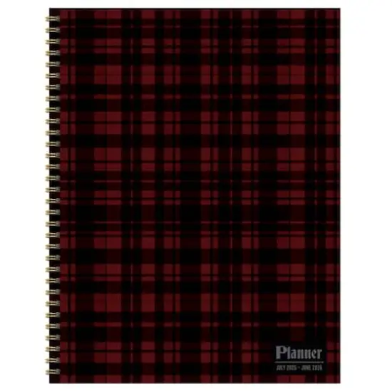 TF Publishing 2025-2026 Gwen Plaid Large Weekly/Monthly Planner {1}