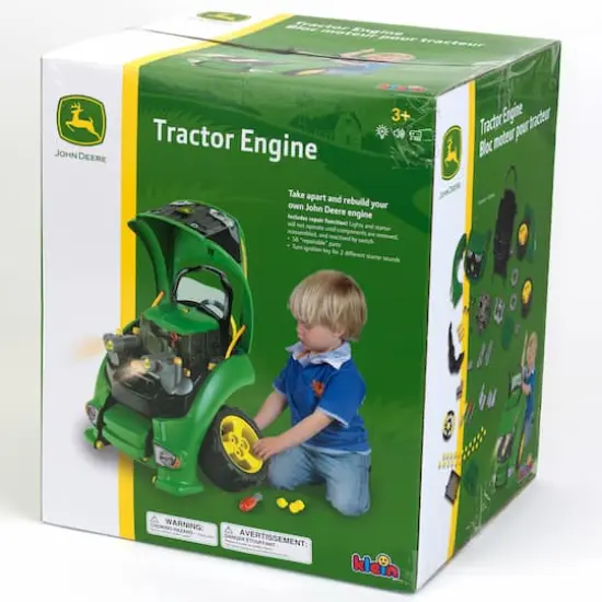 John Deere Tractor Engine Kid's Pretend Play Auto Toy {10}