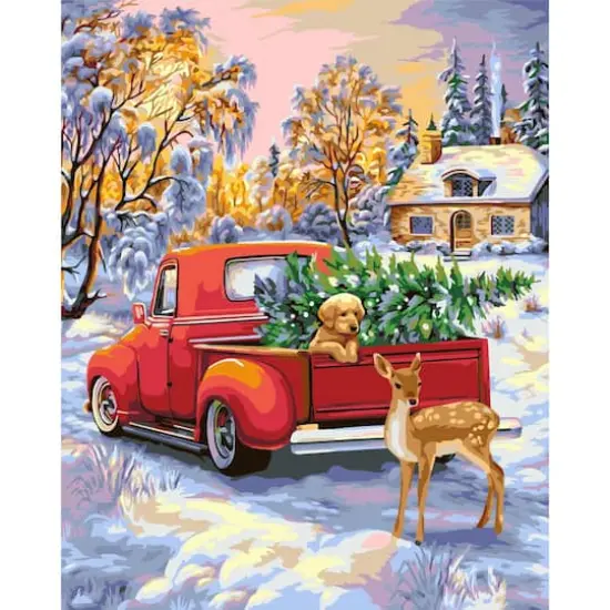 Crafting Spark Christmas Time Painting by Numbers Kit {1}