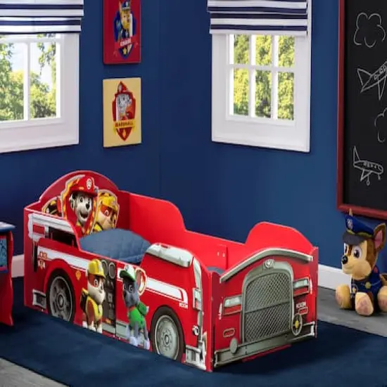Paw Patrol Wood Toddler Bed {5}