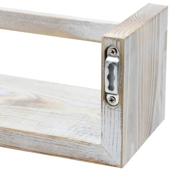 Sorbus Rustic Floating Shelves Set Gray {6}