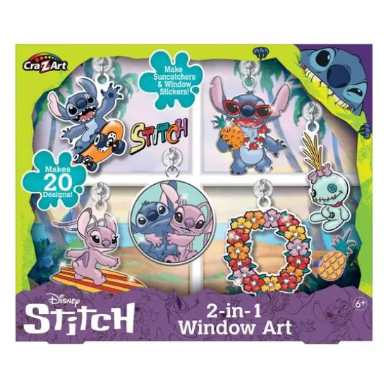 Cra-Z-Art&reg; Disney&reg; Stitch 2-in-1 Window Art Kit {6}