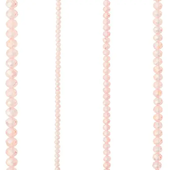 Glass Faceted Rondelle Beads by Bead Landing&trade; Pink {1}