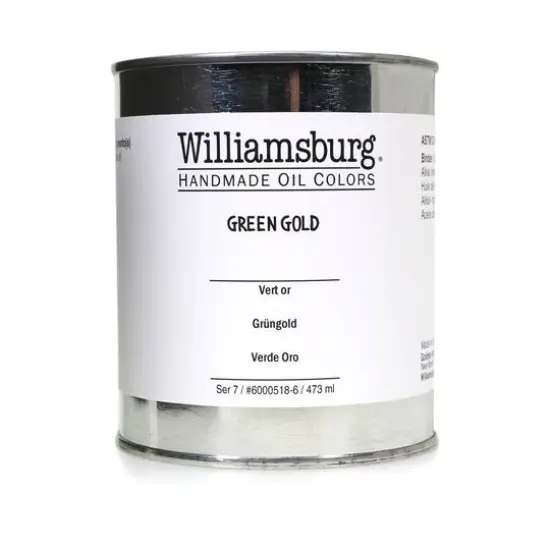 Williamsburg&reg; Artist Oil Colors, 16oz. Green Gold {1}