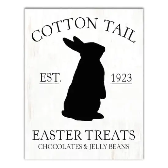 Cotton Tail Easter Treats Canvas Wall Art {1}