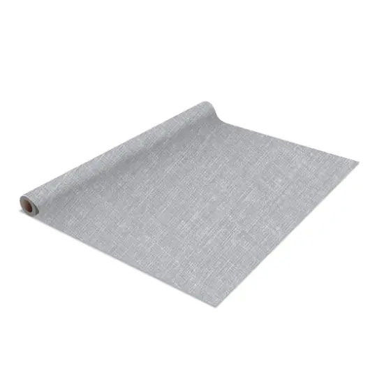 Simplify Gray Linen Self-Adhesive Shelf Liner, 2ct. {1}