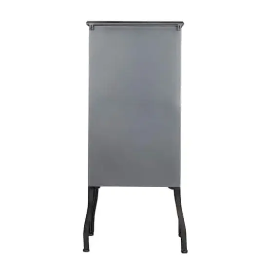Hello Honey&reg; 35.5" 3-Drawer Metal Cabinet Black {5}