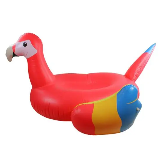 Swimline Red Inflatable Macaw Pool Raft {6}