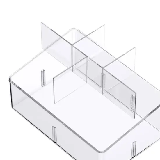 Small Clear Stacking Plastic Desktop Organizer by Simply Tidy® {7}