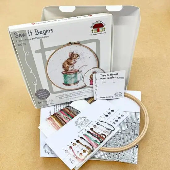 Bothy Threads Sew It Begins Counted Cross Stitch Kit with Hoop {4}