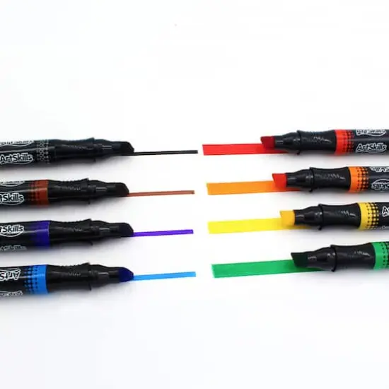 ArtSkills&reg; Dual Ended Chisel Tip Marker Set Classic Colors {4}