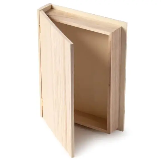 9.5" Wood Book Box by Make Market&reg; {1}