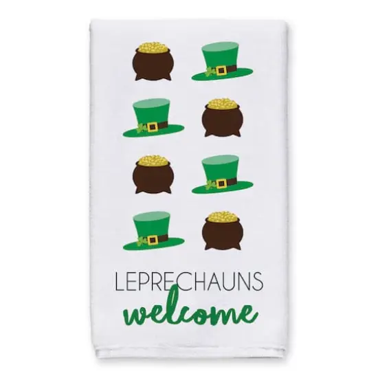 Leprechauns Welcome St. Patrick's Day Tea Towel Set {3}