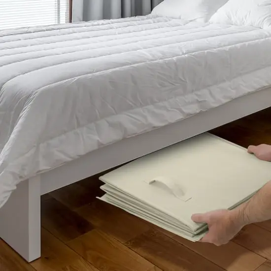 Sorbus Toy Chest with Flip-Top Lid Beige {3}