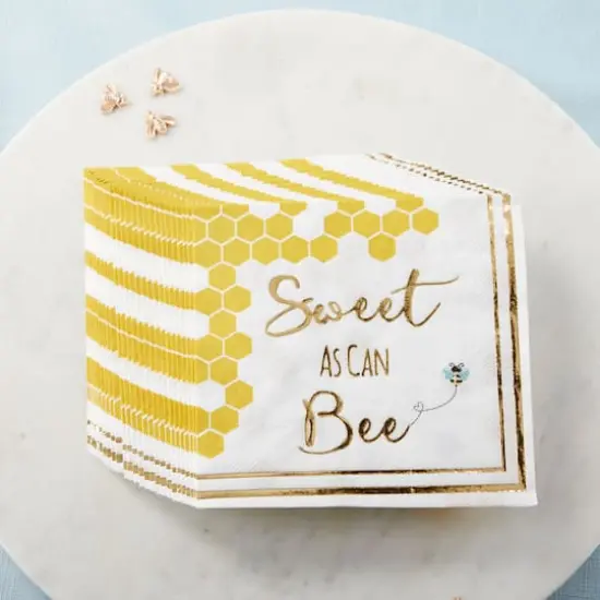Kate Aspen&reg; Sweet As Can Bee Paper Beverage Napkins, 60ct. {6}
