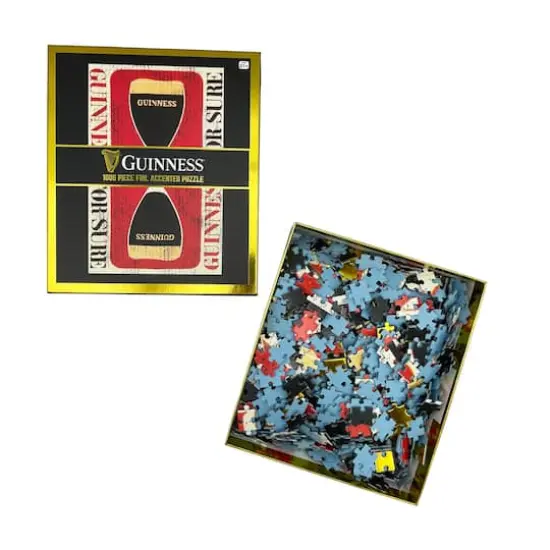 Guinness Foil Accented Puzzle - Retro: 1000 Pcs {5}