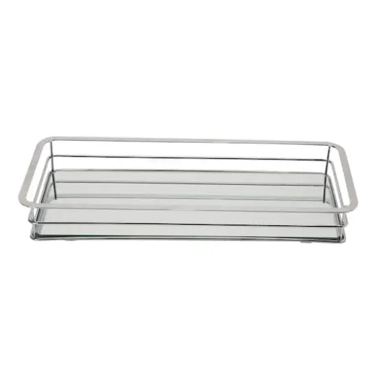Home Details Vanity Tray with Chrome Finish {4}