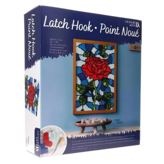 Leisure Arts&reg; Rose Latch Hook Kit {6}