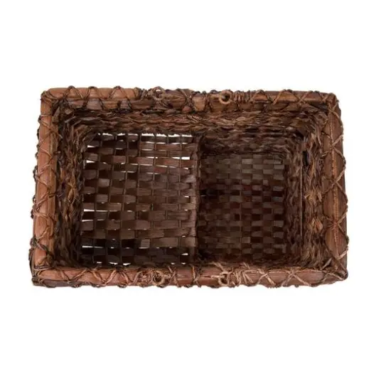 Hello Honey&reg; Woven Bac Bac Leaf Stair Basket {6}