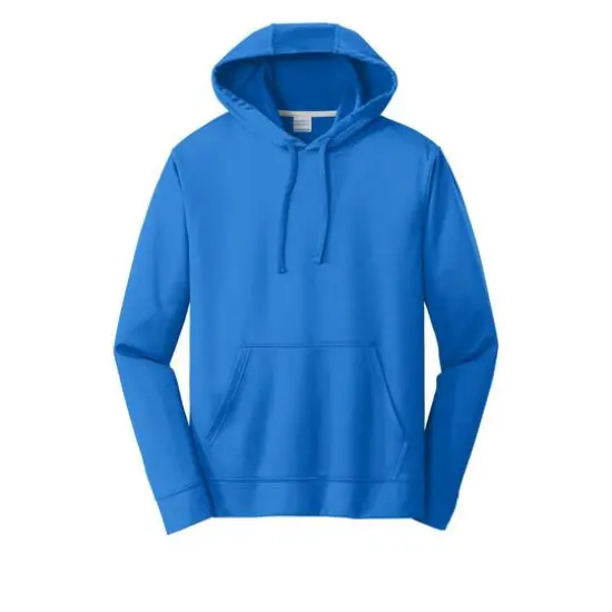 Port & Company&reg; Performance Fleece Pullover Hooded Adult Sweatshirt Royal {1}