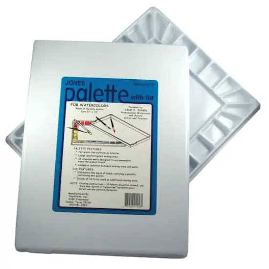 Palette Master Jones Rectangular Palette with Lid, 12" x 16" {1}