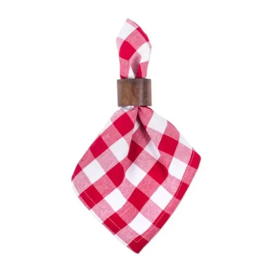 DII&reg; Red & White Checkers Napkin, 6ct. {5}