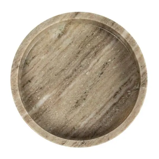 Hello Honey&reg; 8" Beige Marble Bowl Dish {5}