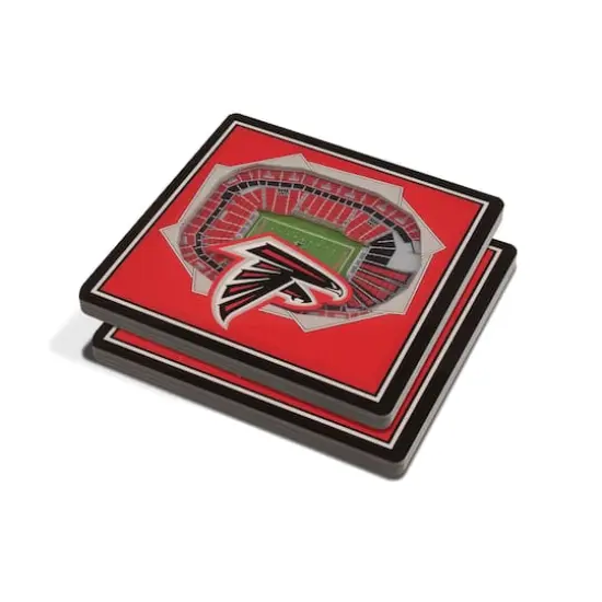 3D StadiumView Coasters Atlanta Falcons {1}