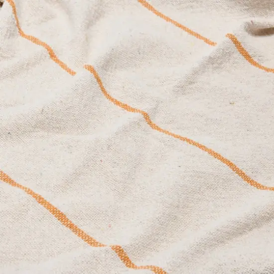 Hello Honey® Striped Cotton Throw Blanket with Tassels Cream {6}