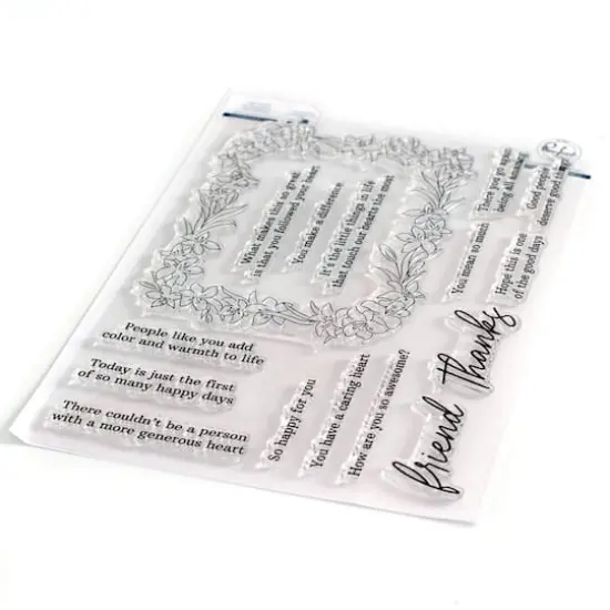 Pinkfresh Studio Lily Frame Clear Stamp Set {1}