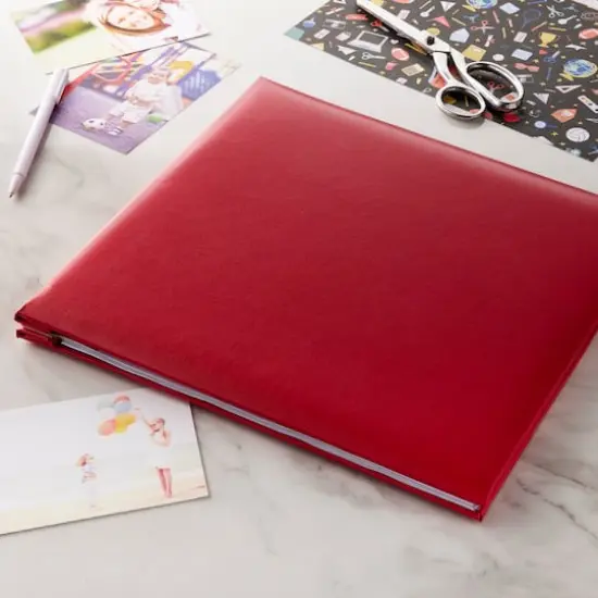 12" x 12" Vinyl Scrapbook Album by Recollections&reg; Red {3}