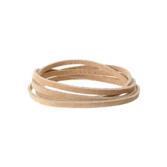 3.1mm Tan Flat Suede Lace by Bead Landing&trade; {1}