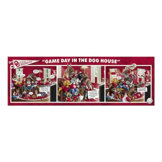 College Game Day in the Dog House 1,000 Piece Puzzle Oklahoma Sooners {5}