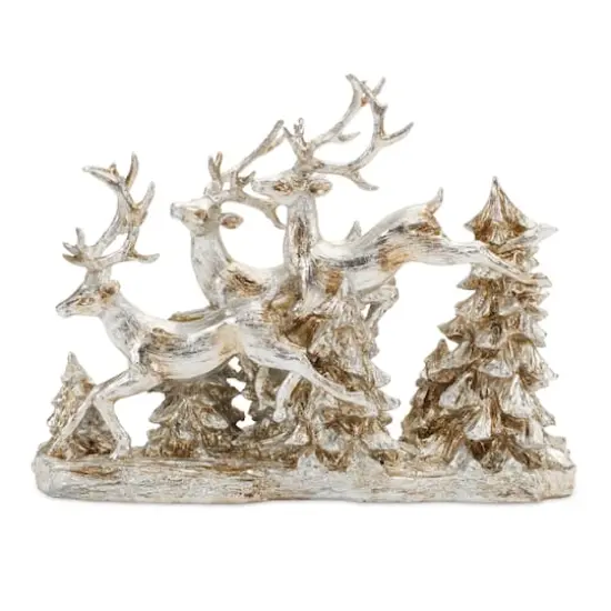 15.5" Woodland Deer and Trees Display {1}