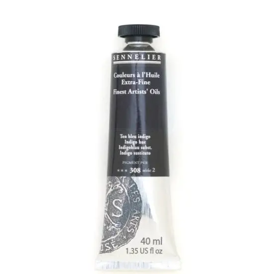 Sennelier Artists' Oil Color, 40mL 308 Indigo Hue S2 {1}