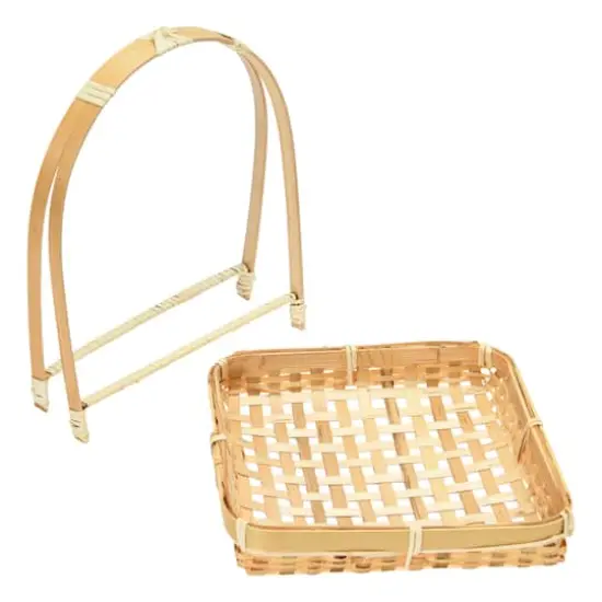Hello Honey&reg; Hand-Woven Bamboo Stand with Removable Tray {3}