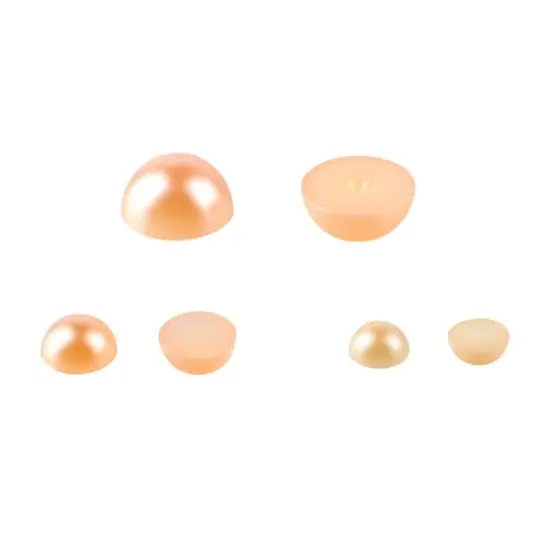 Apricot Round Plastic Flatback Pearl Mix, 5,100ct. by Bead Landing&trade; {3}