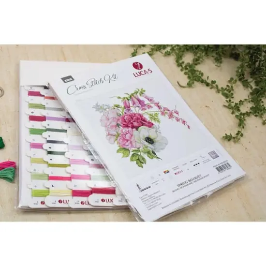 Luca-S Spring Bouquet Counted Cross Stitch Kit {4}