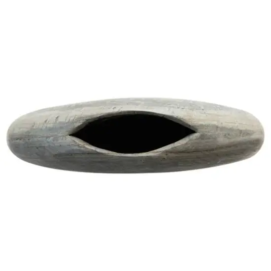 Hello Honey&reg; 10" Gray Natural Slate Vase {5}