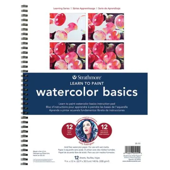 Strathmore&reg; Learn to Paint Watercolor Basics Pad {1}