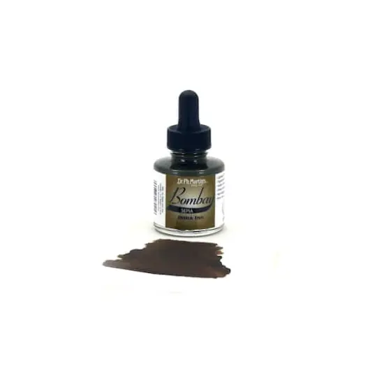Dr. Ph. Martin's&reg; Bombay&trade; India Ink 24BY Sepia {4}
