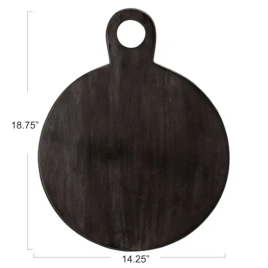 Hello Honey&reg; 19" Black Acacia Wood Tray/Cutting Board {7}
