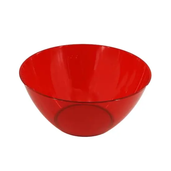 5qt. Plastic Party Bowl by Celebrate It&trade; Red {3}