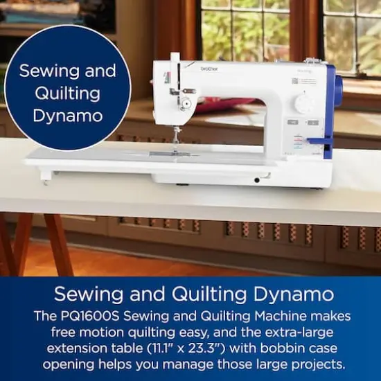 Brother PQ1600S High-Speed Straight Stitch Sewing & Quilting Machine {4}
