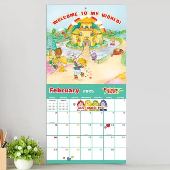TF Publishing 2025 Rainbow Brite Wall Calendar {4}