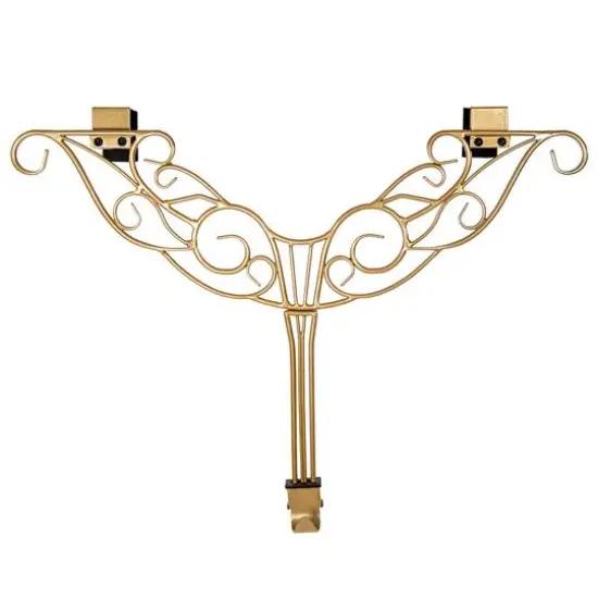 Village Lighting Adjustable Antler Wreath Hanger Gold {5}