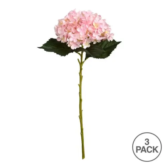 Pink Hydrangea Spray, 3ct. {1}