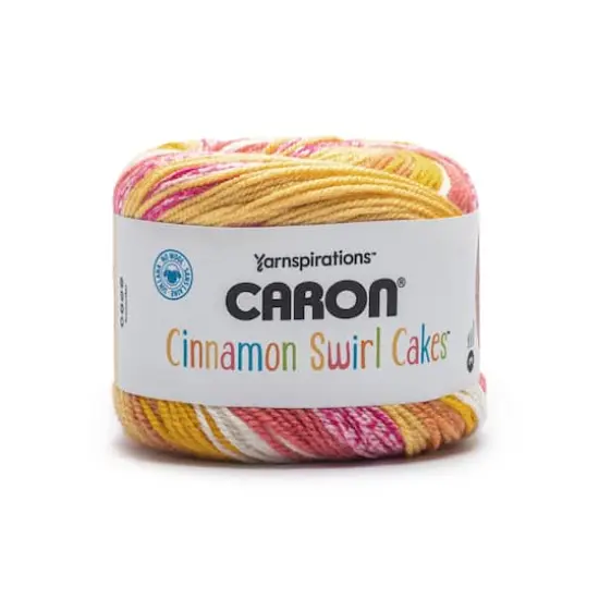 Caron&reg; Cinnamon Swirl Cakes&trade; Yarn Tangerine Twist {1}