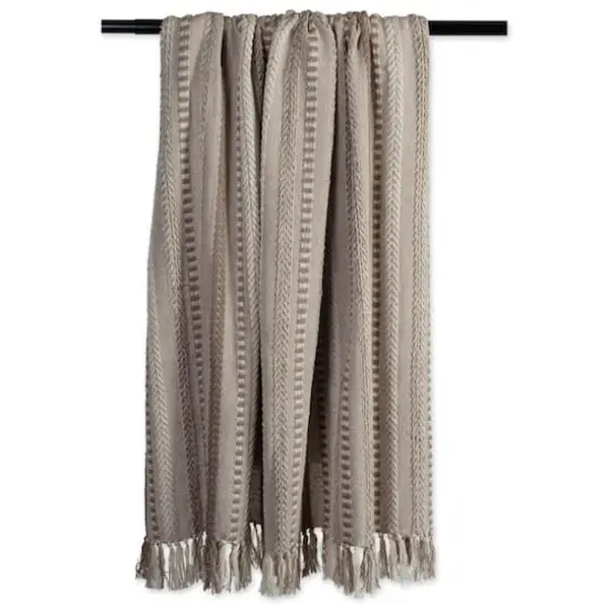 DII&reg; Stone Braided Stripe Throw {5}