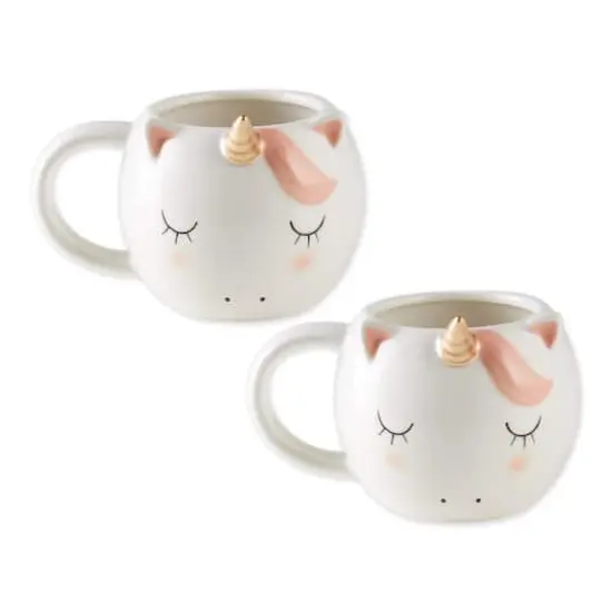 DII&reg; Unicorn Ceramic Mugs, 2ct. {1}